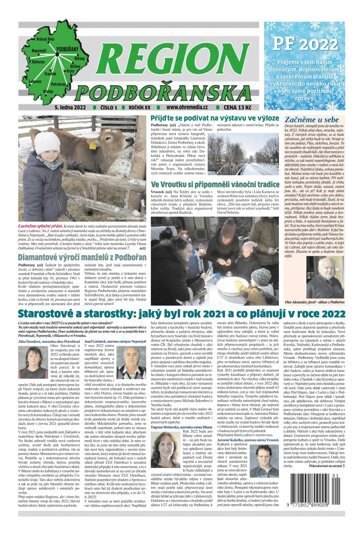 Obálka e-magazínu Region Podbořanska 1/2022