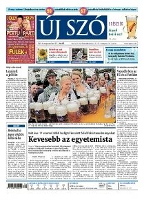 Obálka e-magazínu Új Szó 22.9.2014