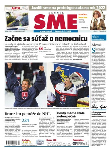 Obálka e-magazínu SME 7.1.2015