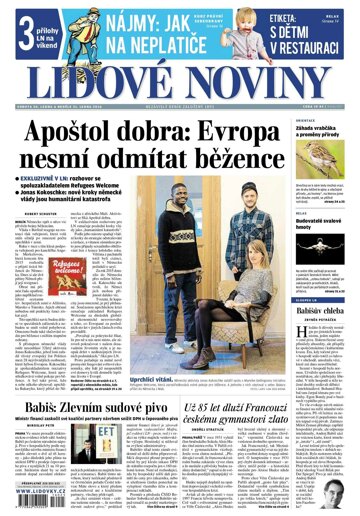 Obálka e-magazínu Lidové noviny 30.1.2016