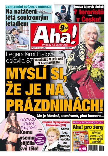 Obálka e-magazínu AHA! 2.9.2016