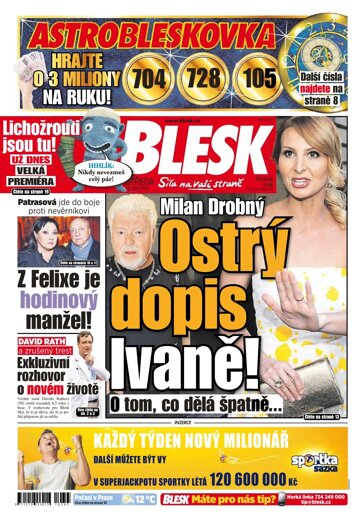 Obálka e-magazínu Blesk 19.10.2016