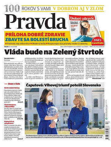 Obálka e-magazínu Pravda 31. 3. 2021