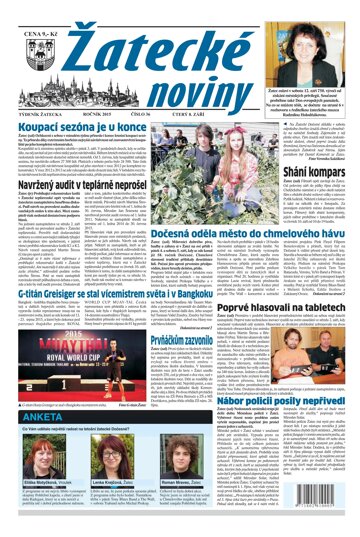 Obálka e-magazínu Žatecké noviny 36/2015