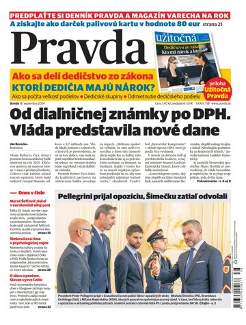 Obálka e-magazínu Pravda 18. 9. 2024