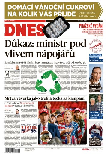 Obálka e-magazínu MF Dnes 5.11.2024