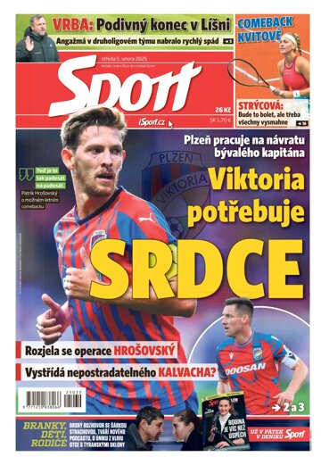 Obálka e-magazínu Sport 5.2.2025