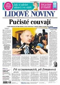 Obálka e-magazínu Lidové noviny 30.10.2013