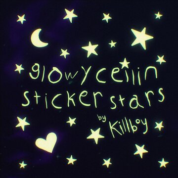 Obálka uvítací melodie GLOWY CEILIN STICKER STARS