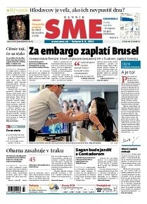 Obálka e-magazínu SME 9.8.2014