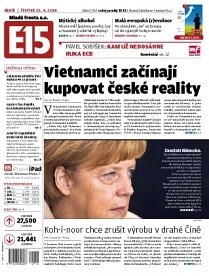 Obálka e-magazínu E15 25.9.2014