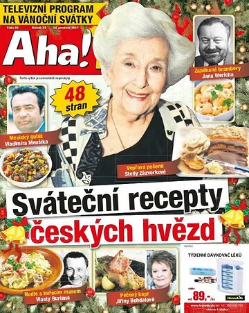 Obálka e-magazínu AHA! Tv - 14.12.2017