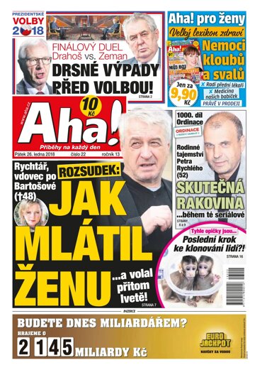 Obálka e-magazínu AHA! 26.1.2018