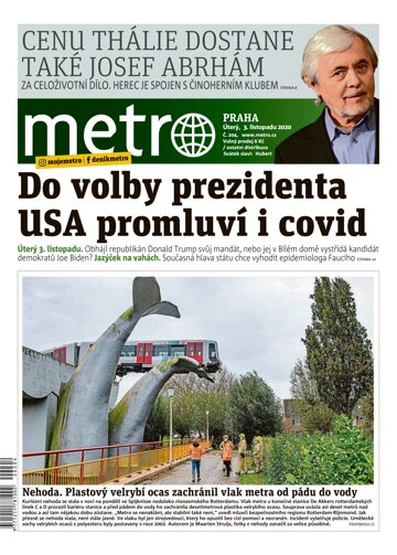 Obálka e-magazínu deník METRO 3.11.2020