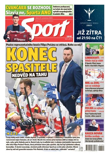 Obálka e-magazínu Sport 21.12.2021