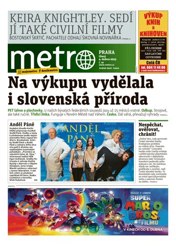 Obálka e-magazínu deník METRO 4.4.2023