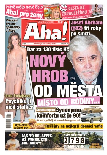 Obálka e-magazínu AHA! 25.3.2025