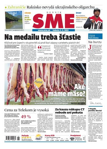 Obálka e-magazínu SME 2.5.2015