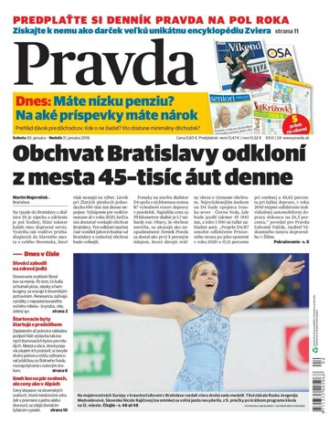 Obálka e-magazínu Pravda 30.1.2016