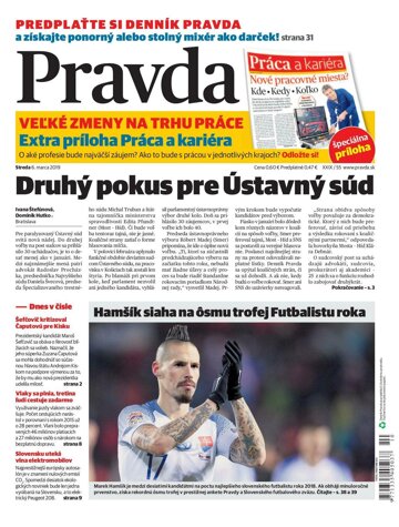 Obálka e-magazínu Pravda 6. 3. 2019