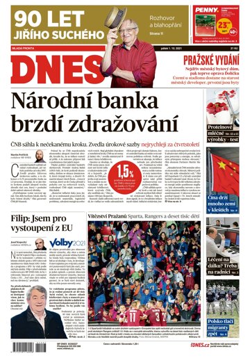 Obálka e-magazínu MF Dnes 1.10.2021