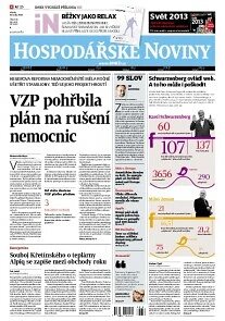 Obálka e-magazínu Hospodářské noviny 011 - 16.1.2013