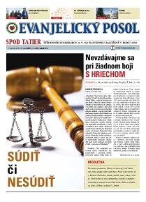 Obálka e-magazínu Evanjelický posol spod Tatier 38/2014