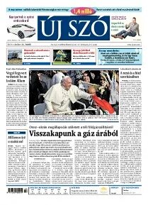 Obálka e-magazínu Új Szó 20.10.2014