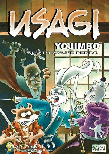 Obálka e-magazínu Usagi Yojimbo 27: Město zvané peklo