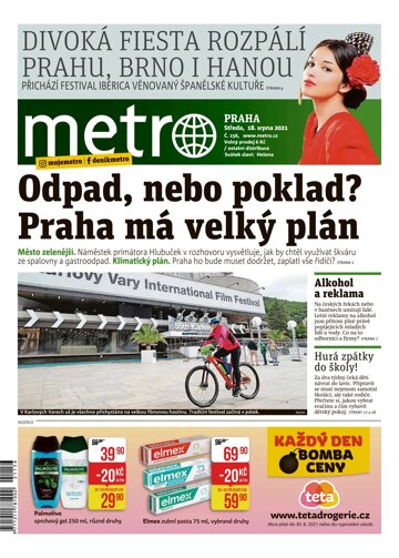 Obálka e-magazínu deník METRO 18.8.2021