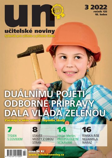 Obálka e-magazínu Učitelské noviny 3/2022