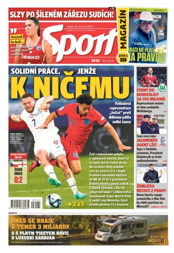 Obálka e-magazínu Sport 23.6.2023