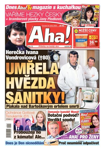 Obálka e-magazínu AHA! 16.1.2025