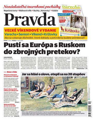 Obálka e-magazínu Pravda 7. 3. 2025