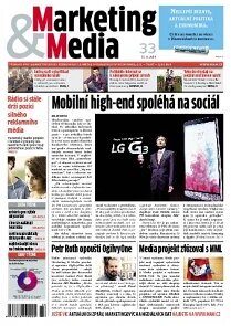 Obálka e-magazínu Marketing & Media 33 - 11.8.2014