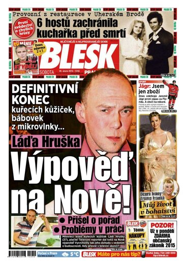 Obálka e-magazínu Blesk 28.2.2015