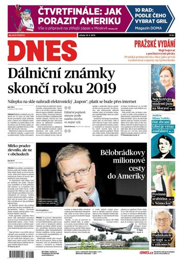 Obálka e-magazínu MF Dnes 18.5.2016