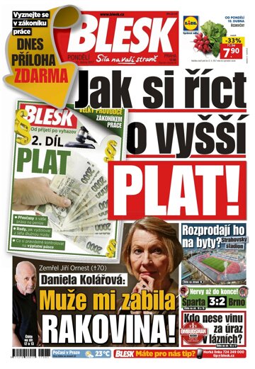 Obálka e-magazínu Blesk 10.4.2017