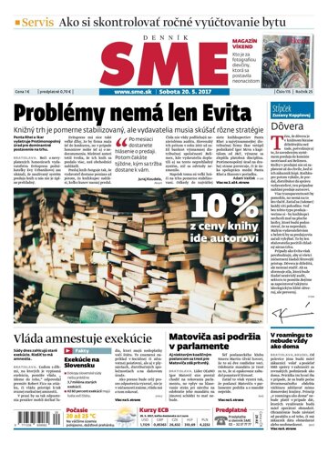 Obálka e-magazínu SME 20.5.2017