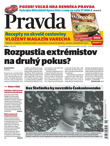 Obálka e-magazínu Pravda 3. 5. 2019