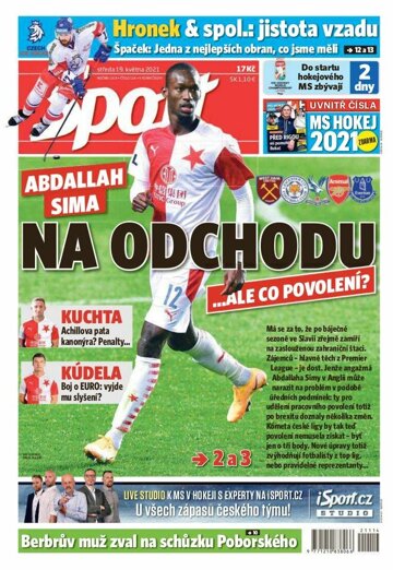 Obálka e-magazínu Sport 19.5.2021