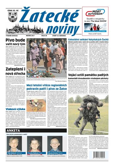 Obálka e-magazínu Žatecké noviny 28/2017