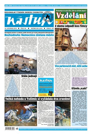 Obálka e-magazínu Nástup 46/2016