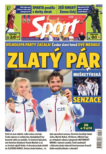 Obálka e-magazínu Sport 3.8.2024