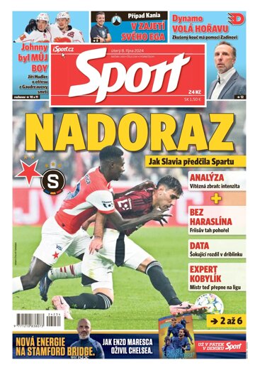 Obálka e-magazínu Sport 8.10.2024