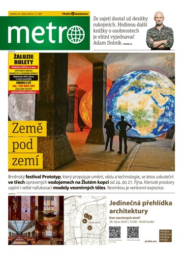 Obálka e-magazínu deník METRO 16.10.2024