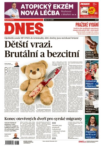 Obálka e-magazínu MF Dnes 10.12.2024