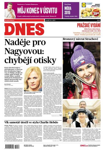 Obálka e-magazínu MF Dnes 16.2.2015