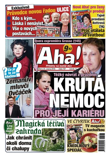 Obálka e-magazínu AHA! 23.8.2016