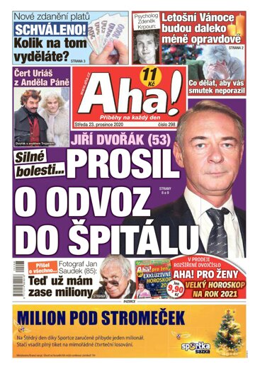 Obálka e-magazínu AHA! 23.12.2020